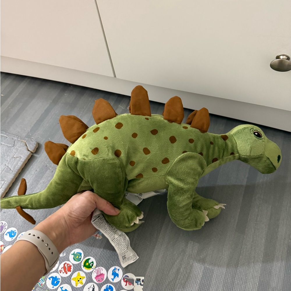 IKEA green soft toy Dinosaur